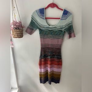 Anthropologie knit midi dress